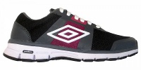 кроссовки umbro runner womens 2 женские 80939u (czb) чер/бел/сер/роз.